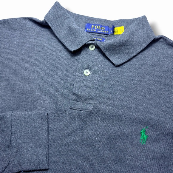 Polo Ralph Lauren Other - Polo Ralph Lauren Large  Custom Slim Fit Long Sleeve Gray Preppy Sweatshirt